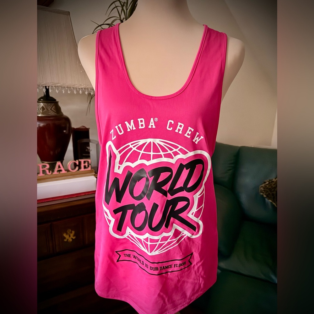 Zumba Fitness Pink World Tour Tunic Tank Top